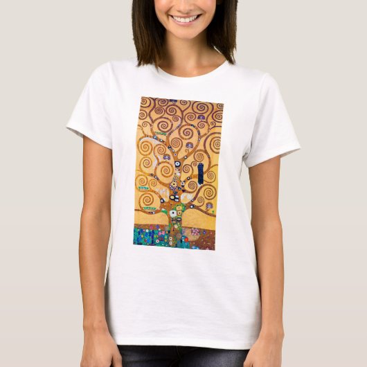 Der Baum des Lebens (Detail), Klimt T-Shirt (Vorderseite)
