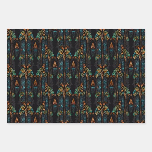 Der Baum des Lebens Geschenkpapier Set (Vorderseite 3)