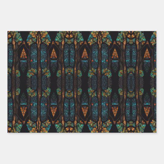 Der Baum des Lebens Geschenkpapier Set (Vorderseite 2)