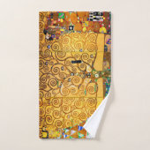 Der Baum des Lebens, Gustav Klimt Badhandtuch Set (Handtuch)