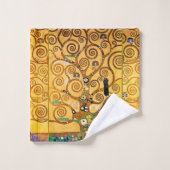 Der Baum des Lebens, Gustav Klimt Badhandtuch Set (Waschlappen)