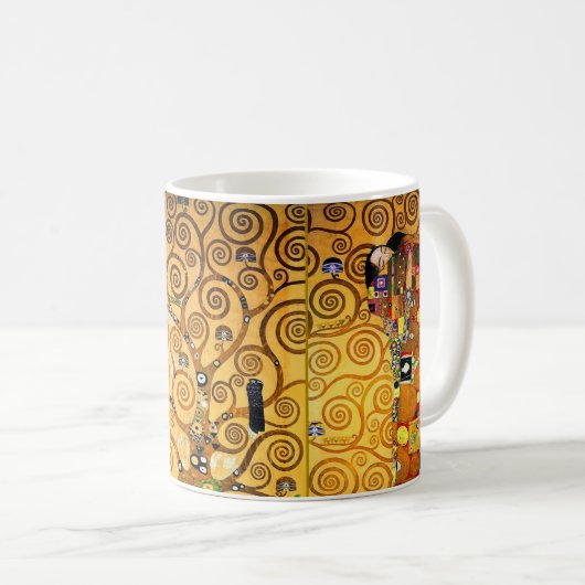Der Baum des Lebens, Gustav Klimt Kaffeetasse (VorderseiteRechts)