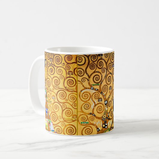 Der Baum des Lebens, Gustav Klimt Kaffeetasse (Vorderseite Links)