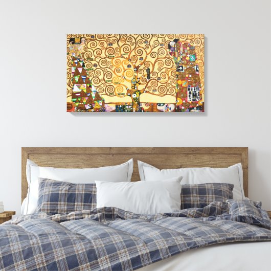 Der Baum des Lebens | Gustav Klimt | Leinwanddruck (Insitu (Schlafzimmer))