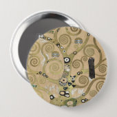 Der Baum des Lebens, Gustav Klimt Ölmalerei Button (Vorne & Hinten)