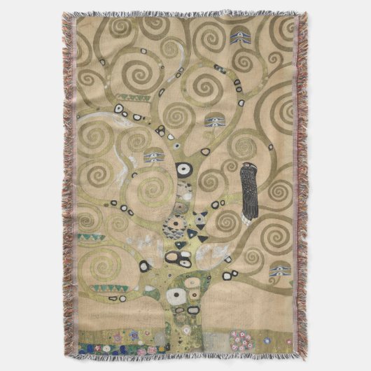 Der Baum des Lebens, Gustav Klimt Ölmalerei Decke (Vorderseite Vertikal)