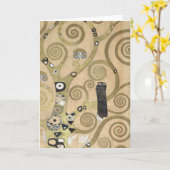 Der Baum des Lebens, Gustav Klimt Ölmalerei Karte (Gelbe Blume)