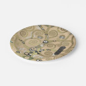 Der Baum des Lebens, Gustav Klimt Ölmalerei  Pappteller (Schrägansicht)