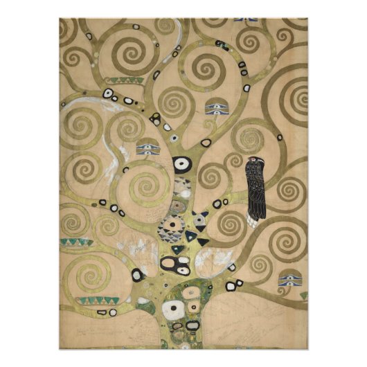 Der Baum des Lebens, Gustav Klimt Ölmalerei Poster (Vorderseite)