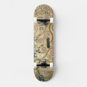 Der Baum des Lebens, Gustav Klimt Ölmalerei Skateboard (Vorderseite)