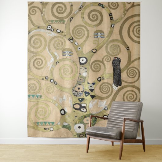 Der Baum des Lebens, Gustav Klimt Ölmalerei Wandteppich (Beispiel)