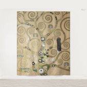 Der Baum des Lebens, Gustav Klimt Ölmalerei Wandteppich (Vorderseite)