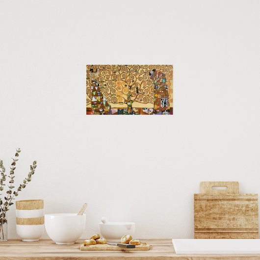 Der Baum des Lebens | Gustav Klimt | Poster (Küche)