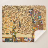Der Baum des Lebens | Gustav Klimt | Sherpadecke (Vorderseite (Horizontal))