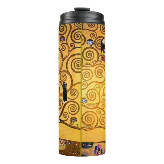 Der Baum des Lebens, Gustav Klimt Thermosbecher (Vorderseite)