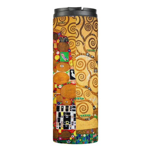 Der Baum des Lebens, Gustav Klimt Thermosbecher (Rückseite)