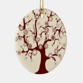 Der Baum des Lebens Keramik Ornament (Rechts)