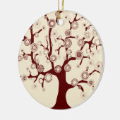 Der Baum des Lebens Keramik Ornament (Links)