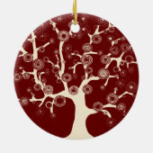 Der Baum des Lebens Keramik Ornament (Hinten)