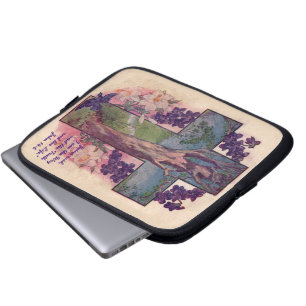 Der Baum des Lebens Kreuz Christlicher Laptop-Sieb Laptopschutzhülle