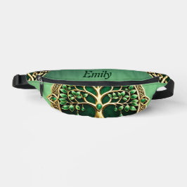 Der Baum des Lebens mit keltischen Knoten. Bauchtasche