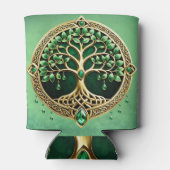 Der Baum des Lebens mit keltischen Knoten. Dosenkühler (Rückseite)