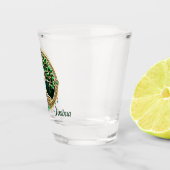 Der Baum des Lebens mit keltischen Knoten. Schnapsglas (Rechts)