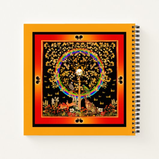 Der Baum des Lebens Notizblock (Rückseite)