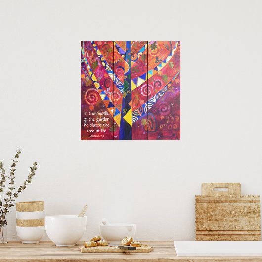 Der Baum des Lebens Poster (Küche)