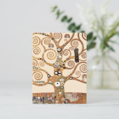 Der Baum des Lebens, Stoclet Frieze Gustav Klimt Postkarte (Stehend Vorderseite)