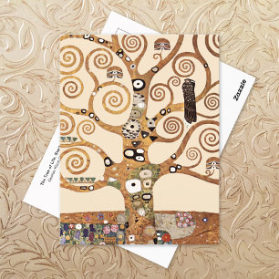 Der Baum des Lebens, Stoclet Frieze Gustav Klimt Postkarte