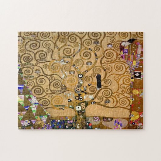 Der Baum des Lebens von Gustav Klimt Puzzle (Horizontal)
