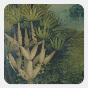 Der Baum des Wissens von Gut und Böse Quadratischer Aufkleber