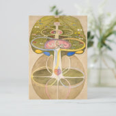 Der Baum des Wissens von Hilma af Klint Dankeskarte (Stehend Vorderseite)