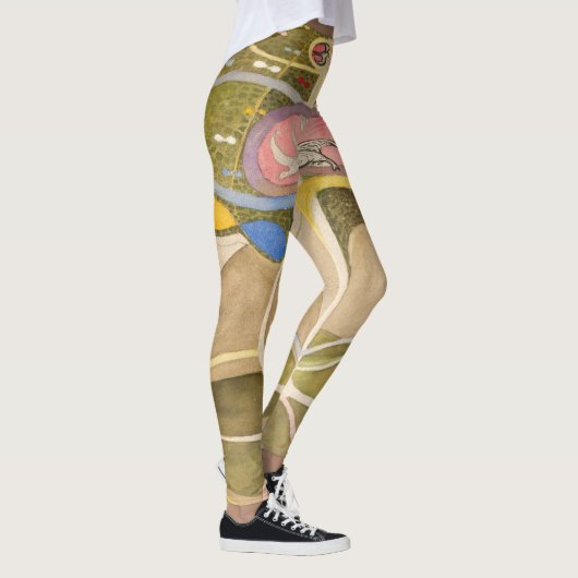 Der Baum des Wissens von Hilma af Klint Leggings (Rechts)