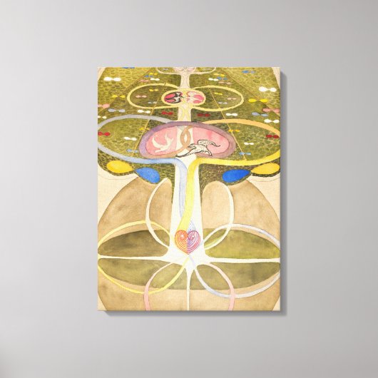 Der Baum des Wissens von Hilma af Klint Leinwanddruck (Vorderseite)