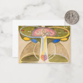 Der Baum des Wissens von Hilma af Klint Mitteilungskarte (Vorderseite/Rückseite Beispiel)