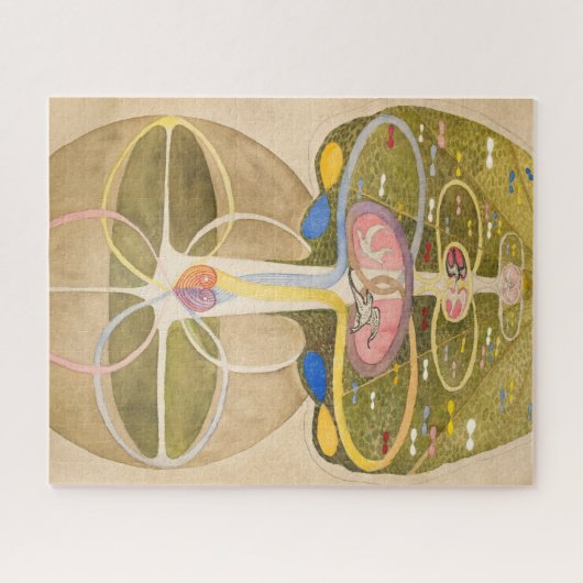 Der Baum des Wissens von Hilma af Klint Puzzle (Horizontal)