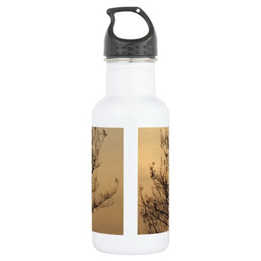 Der Baum Edelstahlflasche (Rückseite)