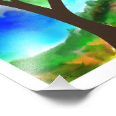 Der Baum Fotodruck (Ecke)