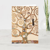 Der Baum Gustav Klimt Karte (Vorderseite)