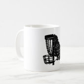 Der Baum hat es getroffen, Dummer Baum Disc Golf B Kaffeetasse (Vorderseite Links)