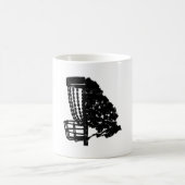 Der Baum hat es getroffen, Dummer Baum Disc Golf B Kaffeetasse (Mittel)