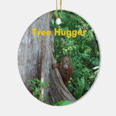 Der Baum Hugger der Natur Keramikornament (Links)
