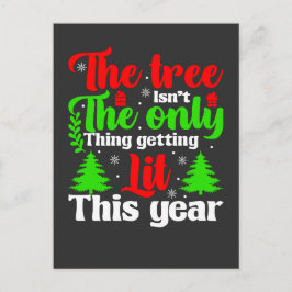 Der Baum ist nicht das Einzige, was dieses Jahr an Postkarte