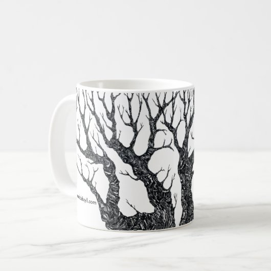 Der Baum Kaffeetasse (Vorderseite Links)