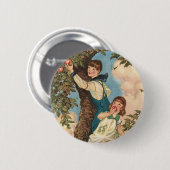 Der Baum klettert Button (Vorne & Hinten)