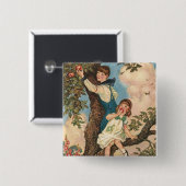 Der Baum klettert Button (Vorne & Hinten)