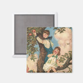 Der Baum klettert Magnet (Vorderseite/Rückseite)