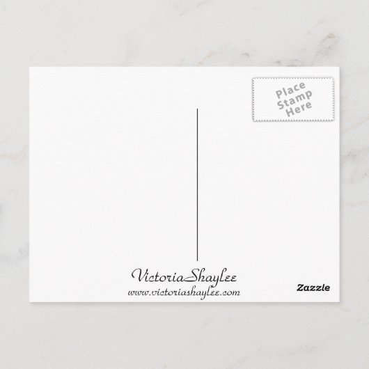 Der Baum klettert Postkarte (Rückseite)